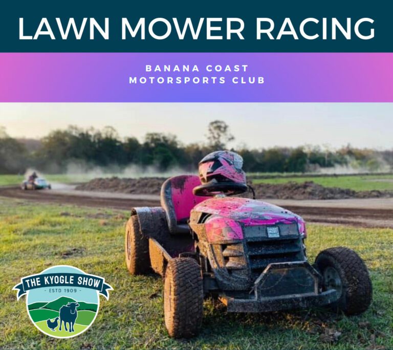Lawn Mower Racing at Kyogle show